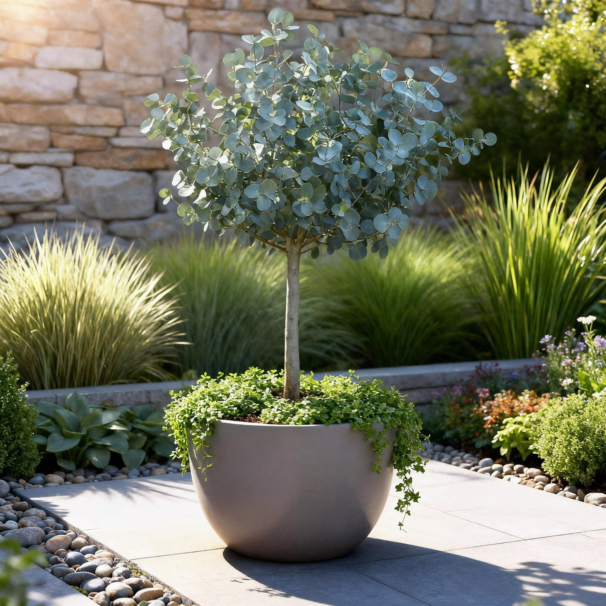 Livraison plante Eucalyptus gunnii Azura – Pot 19 cm – Hauteur 90 cm