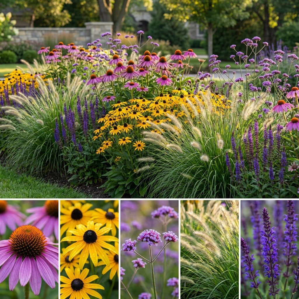 Pack Massif Plein Soleil Rose & Violet - 30 plantes — photo 3