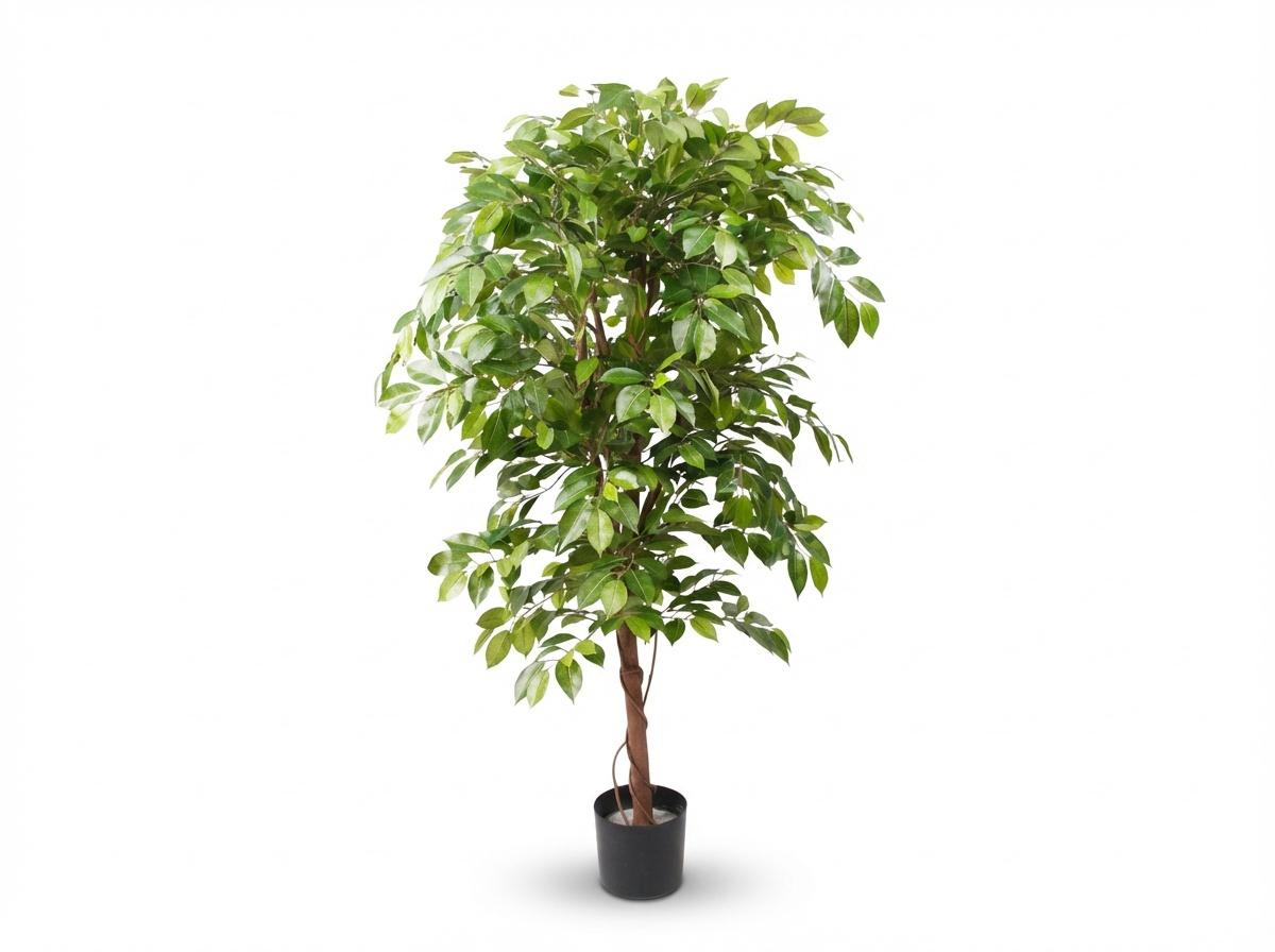 Künstlicher Ficus, Premium-Qualität, H 140 cm
