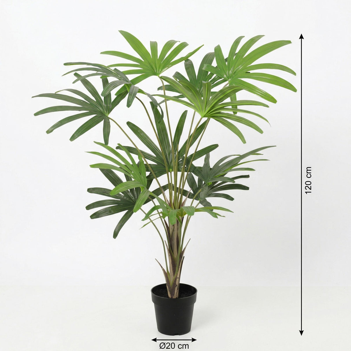 Rhapispalme Kunstpflanze h120cm