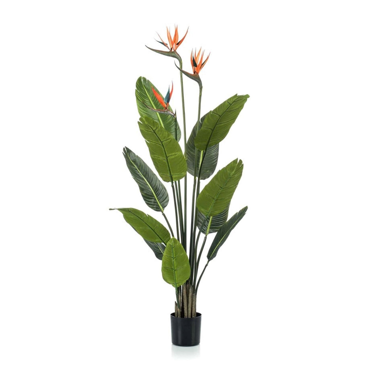 Künstliche Paradiesvogelblume im Topf h120cm