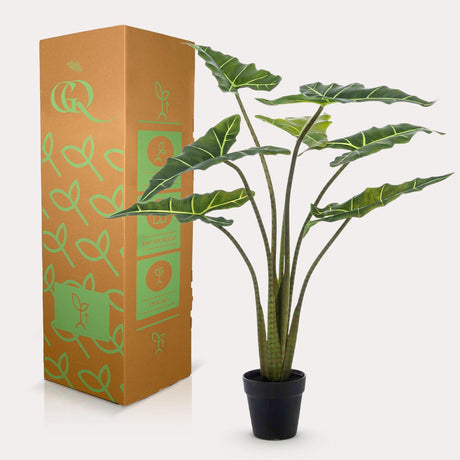 Livraison plante Alocasia plante artificielle - h90cm, Ø14cm