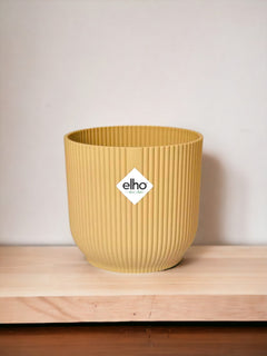 ELHO Vibes gelber Blumentopf 18 cm