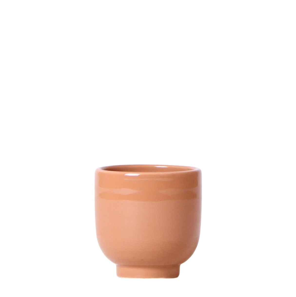 Livraison plante Cache - pot en céramique ocre - Ø6cm