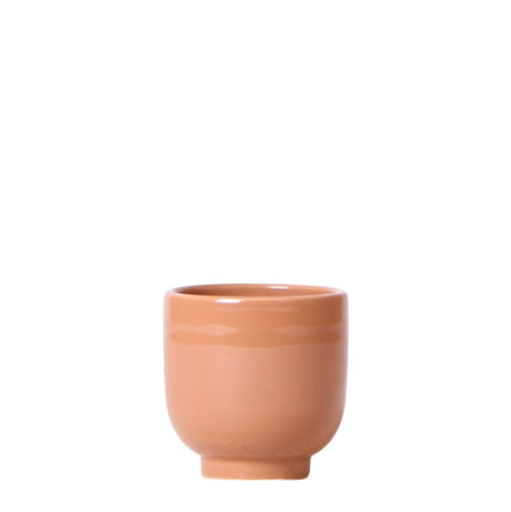 Livraison plante Cache - pot en céramique ocre - Ø6cm