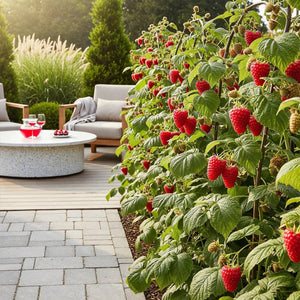 Livraison plante Framboisier Heritage – Lot de 3 – Pot 9 cm