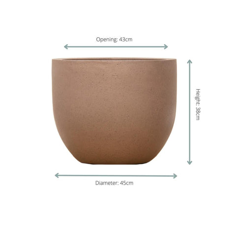 Livraison plante Pot New Egg Bronze 45 cm