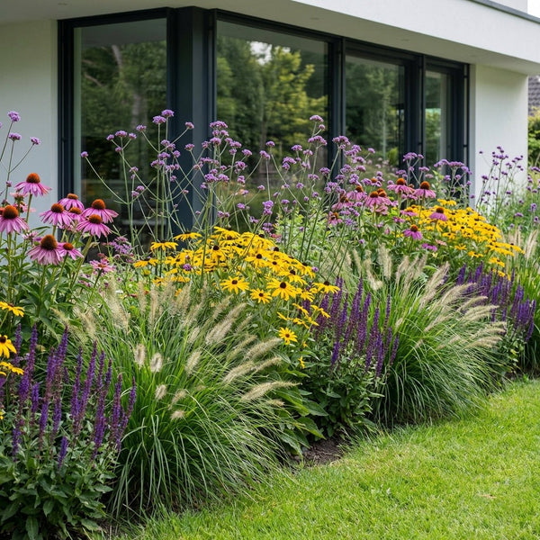 Pack Massif Plein Soleil Rose & Jaune - 30 plantes — photo 2