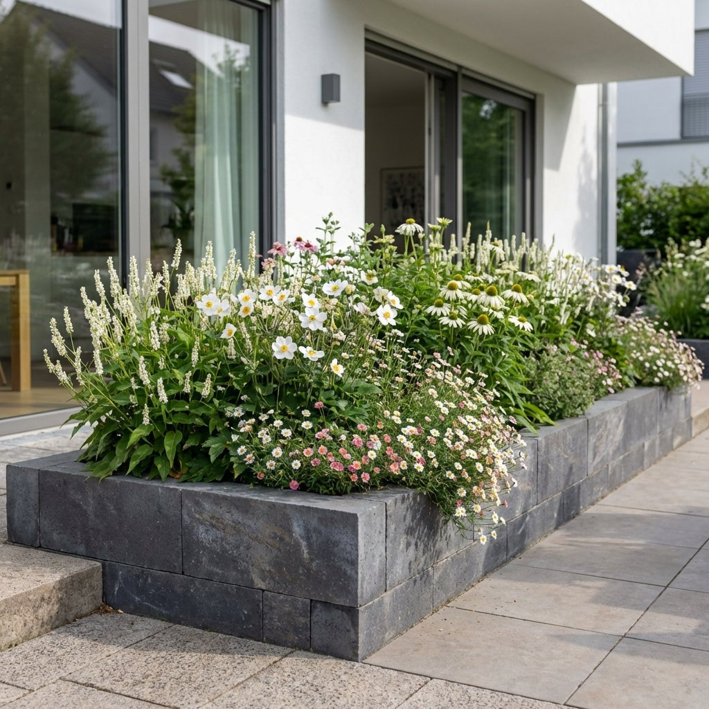 Pack Massif Soleil & Mi-Ombre Blanc - 30 plantes — photo 5