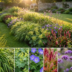 Pack Massif Soleil & Mi-Ombre Rose & Jaune - 30 plantes — photo 3