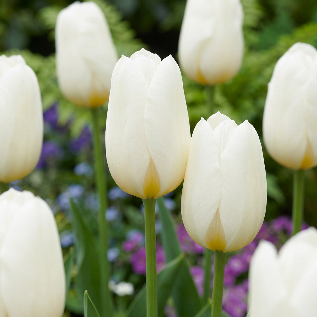 Tulipe triomphe blanche