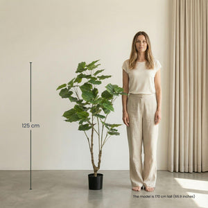 Ficus Umbrella Kunstpflanze H 125 cm