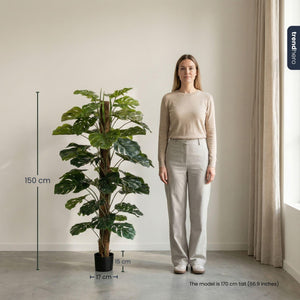 Künstliche Monstera, H 150 cm