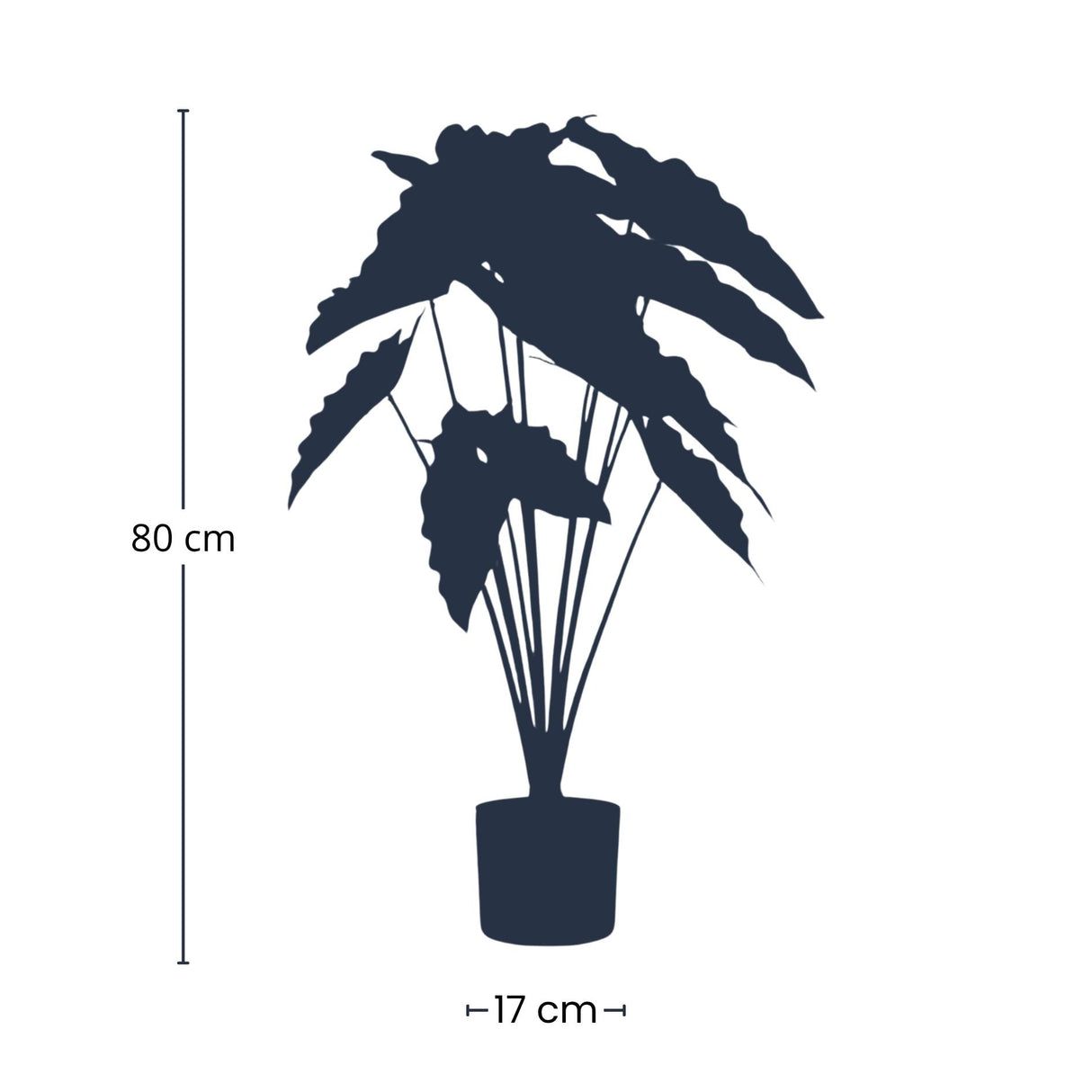 Künstliche Alocasia H80cm