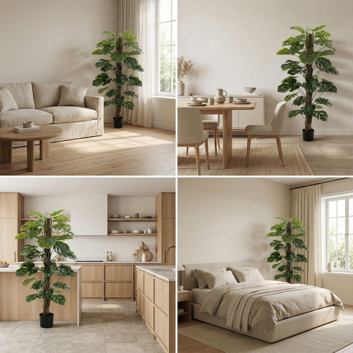 Künstliche Monstera, H 150 cm