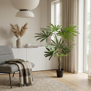 Rhapispalme Kunstpflanze h120cm