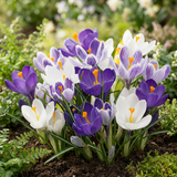 Crocus bleu et blanc - calibre 7/8