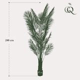 Kunstplanten - Areca Lutescens - Goldpalme - 240cm