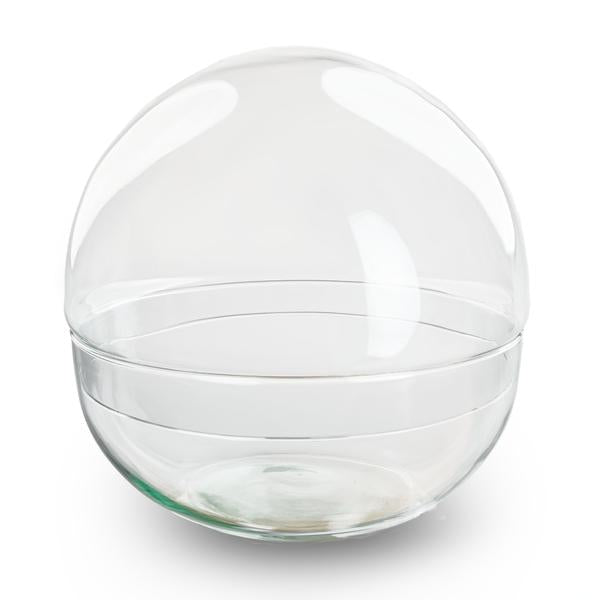 Geschlossene Terrarienflasche - Dome XL - Kuppel - Glas ↑ 28 cm